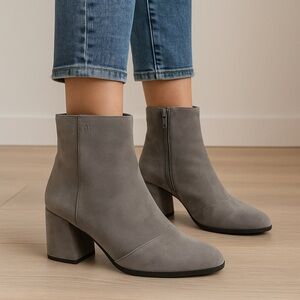 Armani Exchange Charcoal Ankle Booties
